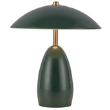 Poppy Battery Table Lamp Pine Green By Alora