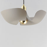 Poppy Pendant Light Medium Silver Gold Satin Brass By Maxim Lighting Detailed View