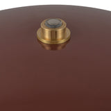 Poppy Table Lamp Burgundy By Alora - Detailed View1