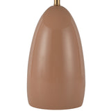 Poppy Table Lamp Peach By Alora - Detailed View