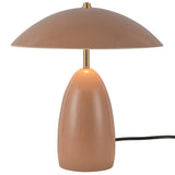Poppy Table Lamp Peach By Alora