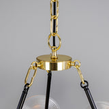 Portland Prismatic Glass Dish Chandelier