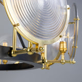 Portland Prismatic Glass Dish Chandelier