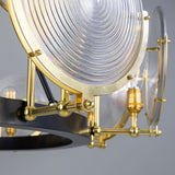 Portland Prismatic Glass Dish Chandelier Default Title
