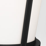 Portola Outdoor Lantern Extra Large Textured Black By Generation Lighting - Detailed View