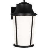 Portola Outdoor Lantern Extra Large Textured Black By Generation Lighting