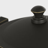 Portola Outdoor Lantern Large Antique Bronze By Generation Lighting - Detailed View