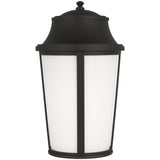 Portola Outdoor Lantern Large Antique Bronze By Generation Lighting - Front View