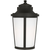 Portola Outdoor Lantern Medium Antique Bronze By Generation Lighting -Front View