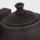 Portola Outdoor Lantern Small Antique Bronze By Generation Lighting - Detailed View1
