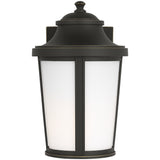 Portola Outdoor Lantern Small Antique Bronze By Generation Lighting - Front View