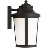 Portola Outdoor Lantern Small Antique Bronze By Generation Lighting - Side View