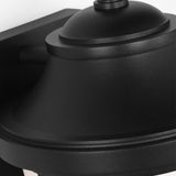 Portola Outdoor Lantern Small Textured Black By Generation Lighting - Detailed View