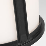 Portola Outdoor Lantern Small Textured Black By Generation Lighting - Detailed View