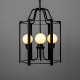Portroe 4-Arm Lantern Matte Black