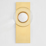 Pound Ridge Wall Sconce Aged Brass By Hudson Valley Front View