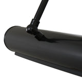 Powder-Coated Gloss Black Elle Solid Brass Picture Light By Mullan Detail View