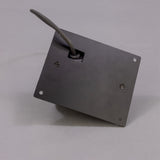 Powder Coated Matte Black With Backplate Wade Outdoor Brass Spotlight by Mullan Lighting Backplate