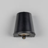 Powder Coated Matte Black Without Backplate Wade Outdoor Brass Spotlight by Mullan Lighting