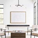 Poza Chandelier Small Bronze By Visual Comfort Modern - Lifestyle View1
