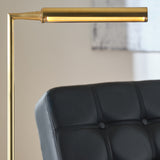 Poza Floor Lamp Hand Rubbed Antique Brass By Visual Comfort Modern - Detailed View6