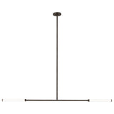 Poza Linear Chandelier Bronze By Visual Comfort Modern