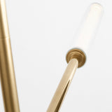 Poza Linear Chandelier Hand Rubbed Antique Brass By Visual Comfort Modern - Detailed View2
