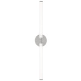Poza Vanity Light Large Polished Nickel By Visual Comfort Modern
