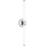 Poza Vanity Light Medium Polished Nickel By Visual Comfort Modern