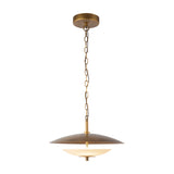 Prescott Pendant — Vintage Brass/Opal Matte Glass