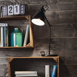 Priddy Table Lamp By Eglo - Black Inside View