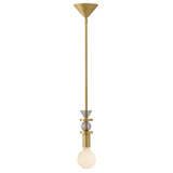 Prim Extra Small Pendant - Lacquered Brass