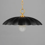 Primrose Pendant Black / Gold Leaf by Maxim Lighting
