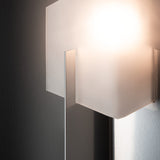 Prisma 1-Light Wall Sconce detail in Sterling, by Hubbardton Forge