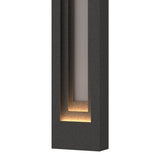 Procession Outdoor Wall Light Large in Coastal Natural Iron, Coastal Burnished Steel by Hubbardton Forge