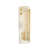 Prospect Park Wall Sconce - 14 Inch - Aged Brass by Hudson Valley