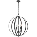 Provident Chandelier Black by Maxim Lighting