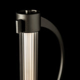 Pulse Floor Lamp detail in Oil Rubbed Bronze, by Hubbardton Forge