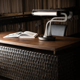 Pulse Table Lamp Oil Rubbed Bronze By Hubbardton Forge Lifestyle View