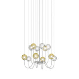 Puppet Chandelier By Vistosi, 12-Light, Finis: Chrome, Color: Multicolor 2, , | Casa Di Luce Lighting