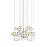 Puppet Chandelier By Vistosi, 18-Light, Finis: Chrome, Color: Multicolor 1, , | Casa Di Luce Lighting
