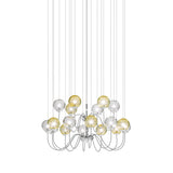 Puppet Chandelier By Vistosi, 18-Light, Finis: Chrome, Color: Multicolor 2, , | Casa Di Luce Lighting