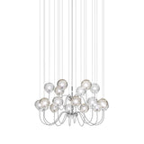 Puppet Chandelier By Vistosi, 18-Light, Finis: Chrome, Color: Multicolor 3, , | Casa Di Luce Lighting