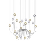 Puppet Chandelier By Vistosi, 24-Light, Finis: Chrome, Color: Multicolor 2, , | Casa Di Luce Lighting