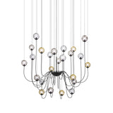 Puppet Chandelier By Vistosi, 24-Light, Finis: Matt Black, Color: Multicolor 1, , | Casa Di Luce Lighting