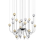 Puppet Chandelier By Vistosi, 24-Light, Finis: Matt Black, Color: Multicolor 2, , | Casa Di Luce Lighting