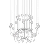 Puppet Chandelier By Vistosi, 36-Light, Finis: Chrome, Color: Crystal, , | Casa Di Luce Lighting