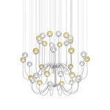Puppet Chandelier By Vistosi, 36-Light, Finis: Chrome, Color: Multicolor 2, , | Casa Di Luce Lighting