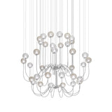 Puppet Chandelier By Vistosi, 36-Light, Finis: Chrome, Color: Multicolor 3, , | Casa Di Luce Lighting