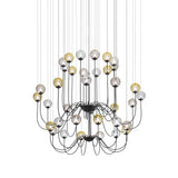 Puppet Chandelier By Vistosi, 36-Light, Finis: Matt Black, Color: Multicolor 1, , | Casa Di Luce Lighting